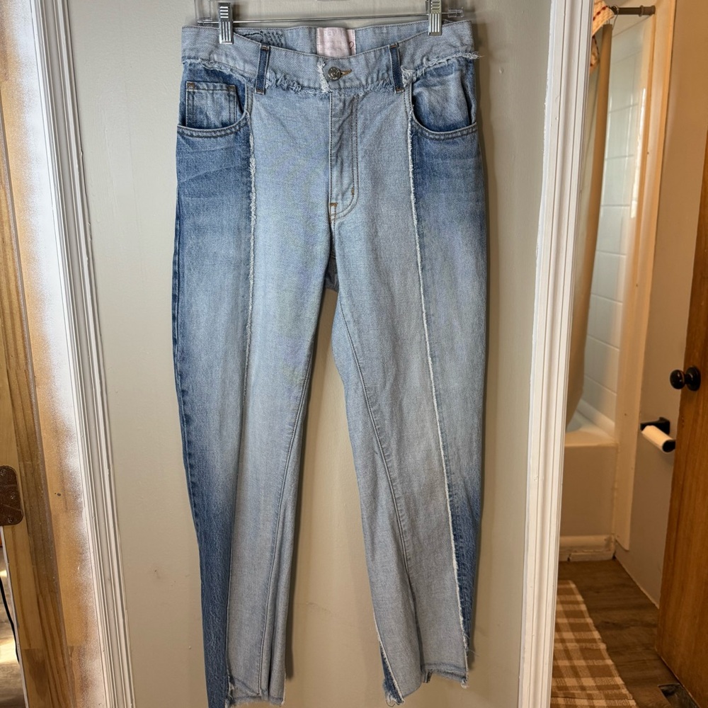 Revice Two-tone American-made Straight Leg Jeans Size 27